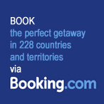 Book you perfect getaway via Booking.com