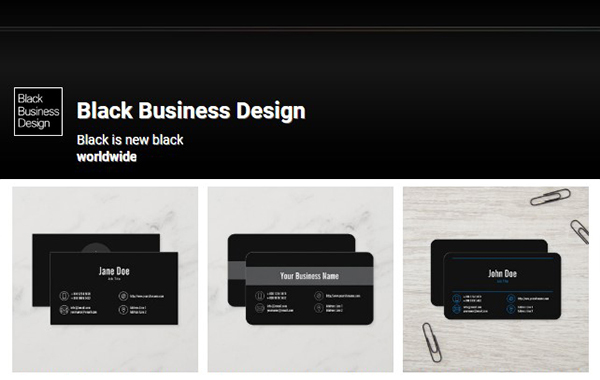Trending store - Black Business Design
